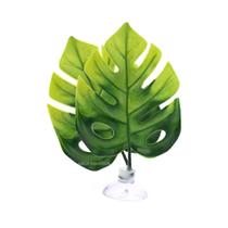 Enfeite aquário Aquam planta folha de descanso peixe Betta atóxica