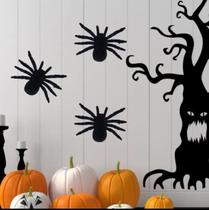 Enfeite Aranha de Veludo Grande Decoração de Festa Halloween Enfeite Aranha de Veludo Grande Decoração de Festa Halloween