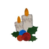 Enfeite arranjo de velas arvore de natal kit 5 und
