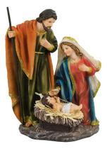Enfeite Árvore De Natal Presépio Menino Jesus Resina 27cm Enfeite Árvore De Natal Presépio Menino Jesus Resina 27cm