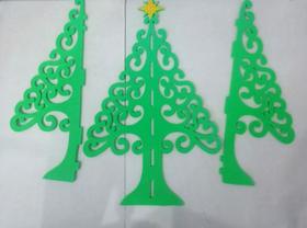 Enfeite Árvore dr Natal 3D Provençal