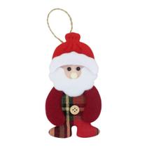 Enfeite Árvore Natal Pendente Papai Noel 1 Peça 14cm