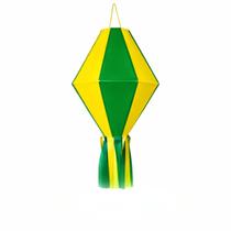 Enfeite Balão Junino Verde e Amarelo Copa do Mundo - 50cm