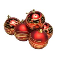 Enfeite Bola de Natal Conjunto com 6 Unidades