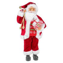 Enfeite Boneco Papai Noel Grande 45Cm Vermelho