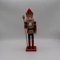 Enfeite Boneco Quebra Nozes Decorativo Para Natal 30 Cm Enfeite Boneco Quebra Nozes Decorativo Para Natal 30 Cm