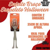 Enfeite Braço Esqueleto Halloween Decorativo Festa Evento Enfeite Braço Esqueleto Halloween Decorativo Festa Evento