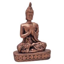 Enfeite Buda Hindu Tibetano Na Base Decoração Chakras Bronze - M3 Decoração