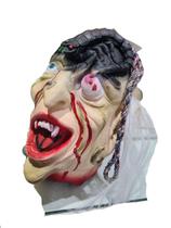 Enfeite Cabeça Bruxa Aterrorizante Látex Decoraçao Halloween