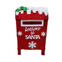 Enfeite Caixa de Correio Papai Noel 3D com Lampadas Led Enfeite Caixa de Correio Papai Noel 3D com Lampadas Led