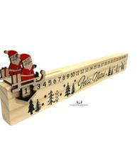 Enfeite Calendário Natal MDF Calendário