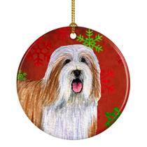 Enfeite Caroline's Treasures Bearded Collie Christmas 7,62 cm Enfeite Caroline's Treasures Bearded Collie Christmas 7,62 cm