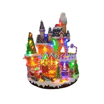 Enfeite Casa Natalina Colorida 29X24X20,5Cm Florarte 60501 Enfeite Casa Natalina Colorida 29X24X20,5Cm Florarte 60501