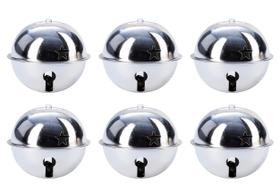 Enfeite Charmed Christmas Star Cutout Jingle Sleigh Bell Enfeite Charmed Christmas Star Cutout Jingle Sleigh Bell