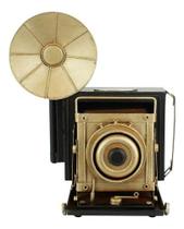 Enfeite Cofre Retrô Câmera Fotográfica Antiga - 34cm Enfeite Cofre Retrô Câmera Fotográfica Antiga - 34cm