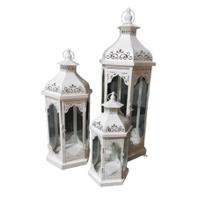 Enfeite Conj 03 Lanternas Branca Decorativo Classico Formosa Enfeite Conj 03 Lanternas Branca Decorativo Classico Formosa