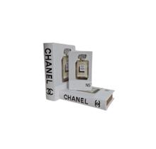 Enfeite Conj Caixa Livros Decorativos Formosa Lindo Design