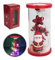 Enfeite Cupula De Vidro Com Papai Noel Estrela De Natal Led Enfeite Cupula De Vidro Com Papai Noel Estrela De Natal Led