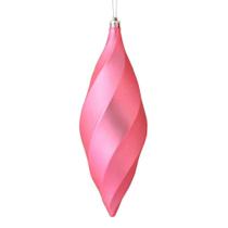 Enfeite de acabamento Vickerman Mauve Matte Swirl, 20 cm, pacote com 6 Enfeite de acabamento Vickerman Mauve Matte Swirl, 20 cm, pacote com 6