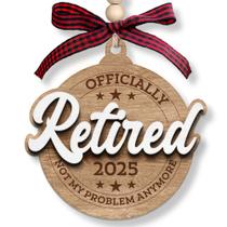 Enfeite de aposentadoria Pawzity 2025 Happy Funny Cool Retirement Party Enfeite de aposentadoria Pawzity 2025 Happy Funny Cool Retirement Party