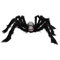 Enfeite de aranha de pelúcia de 75 cm de caveira de simulação de Halloween