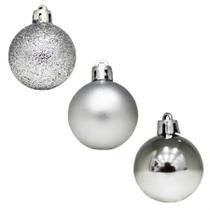 Enfeite de arvore de natal bola nice 6cm com 6 pecas - niazitex