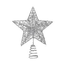 Enfeite De Árvore De Natal Em Forma De Pentagrama Dourado E Prateado, Decoração Para Celebrações De Enfeite De Árvore De Natal Em Forma De Pentagrama Dourado E Prateado, Decoração Para Celebrações De