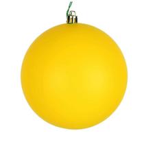 Enfeite de árvore de Natal Vickerman 623985-2.4 Yellow Matte