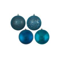 Enfeite de árvore de Natal Vickerman Sea Blue, conjunto de 12