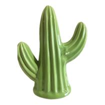 Enfeite de cactus em Cerâmica na cor verde - Grillo