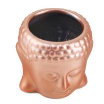 Enfeite de Ceramica Cabeca Buda 8 cm Metalizado Enfeite de Ceramica Cabeca Buda 8 cm Metalizado