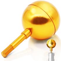 Enfeite de cobertura de bola de mastro de bandeira Anley Authentic Gold Aluminium Enfeite de cobertura de bola de mastro de bandeira Anley Authentic Gold Aluminium