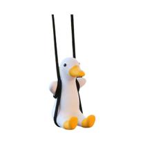 Enfeite De Gesso Para Retrovisor De Carro: Pato Balançante Com Óculos De Sol Branco Frio - Decoração Enfeite De Gesso Para Retrovisor De Carro: Pato Balançante Com Óculos De Sol Branco Frio - Decoração