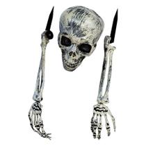 Enfeite de Halloween para Jardim - Cranio e Braços - 36x8cm - 1 unidade - Rizzo Enfeite de Halloween para Jardim - Cranio e Braços - 36x8cm - 1 unidade - Rizzo