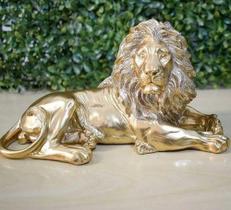 Enfeite de leão dourado tleo-03a - Minas Presente