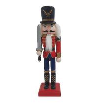 Enfeite De Madeira Soldadinho Quebra Nozes Nt0012uc Natal