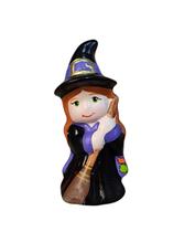 Enfeite De Mesa De Halloween Bruxa Pequena Bruxinha