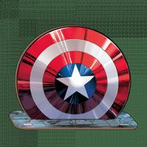 Enfeite de Mesa Decorativo MDF Personalizado Escudo Capitão América Avengers