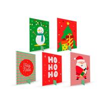 Enfeite de Mesa Feliz Natal Junco Junco 5und