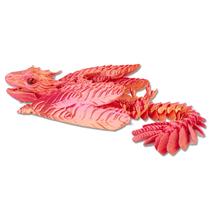 Enfeite de mesa Fethered Wyvern Dragon impresso em 3D 34 cm