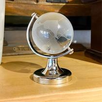 Enfeite de Mesa Mini Globo Terrestre de Vidro 9CM Enfeite de Mesa Mini Globo Terrestre de Vidro 9CM