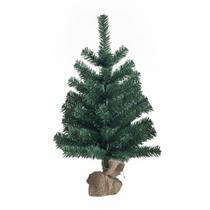 Enfeite de Mesa Natal Árvore Pinheiro 45cm Base em Cimento Enfeite de Mesa Natal Árvore Pinheiro 45cm Base em Cimento