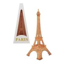 Enfeite de Metal Torre Eiffel 25cm Rose - Onyx