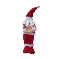 Enfeite de Natal Boneco Papai Noel Cesto Palha - Wincy
