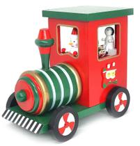 Enfeite de Natal Caixa de Música a Corda Trenzinho em Madeira Enfeite de Natal Caixa de Música a Corda Trenzinho em Madeira