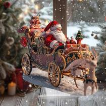 Enfeite De Natal De Madeira Do Papai Noel, Decoração DIY, Placa De Feliz Natal, Presente Para Festa Enfeite De Natal De Madeira Do Papai Noel, Decoração DIY, Placa De Feliz Natal, Presente Para Festa