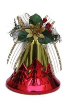 Enfeite De Natal De Porta 10cm Pcs Vermelho/ouro Enfeite De Natal De Porta 10cm Pcs Vermelho/ouro