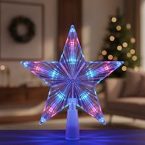 Enfeite de natal - Estrela pisca 10 leds