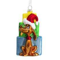 Enfeite de Natal Hallmark Dr. Seuss Max com Presentes