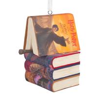 Enfeite de Natal Hallmark Harry Potter Stacked Books